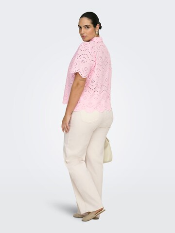 Camicia da donna 'CARValais' di ONLY Carmakoma in rosa