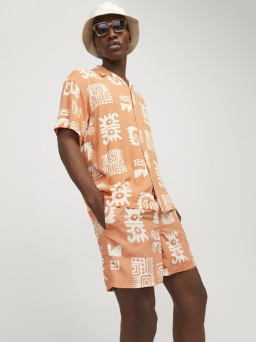 JACK & JONES Zwemshorts in Oranje