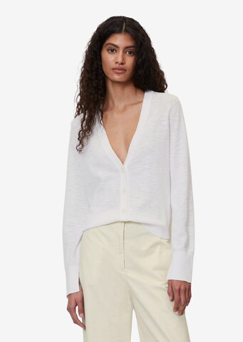 Cardigan Marc O'Polo en blanc : devant