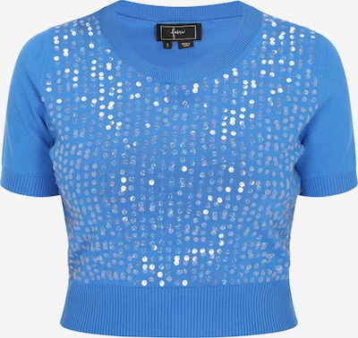 Megztinis iš faina, spalva – mėlyna / sidabrinė, Prekių apžvalga