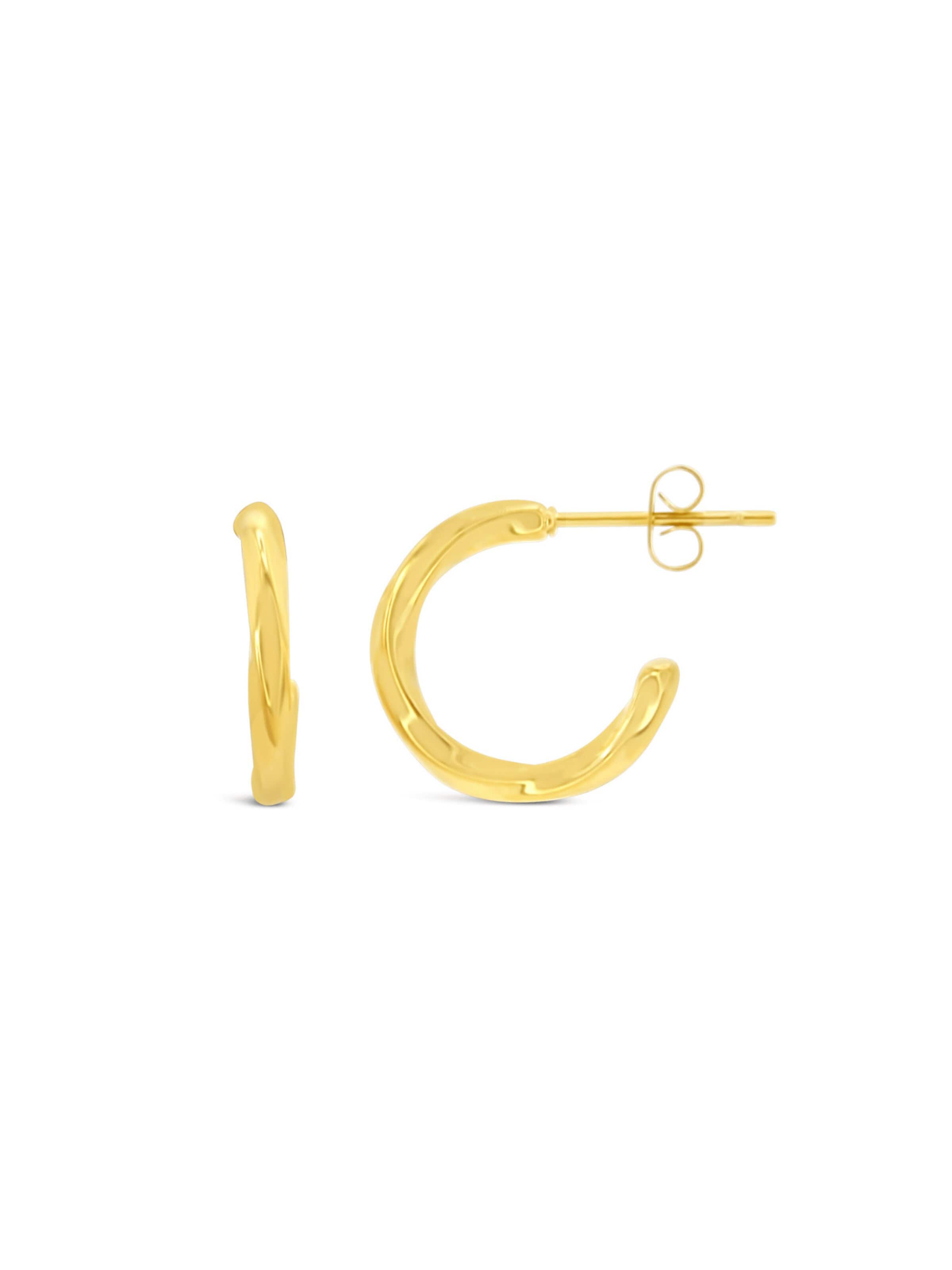 ARS-ARGENTI Ohrringe 'NAOMI'‌‌‌‌‌ in Gold: Vorderseite