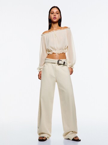 Bershka Bluza | bež barva