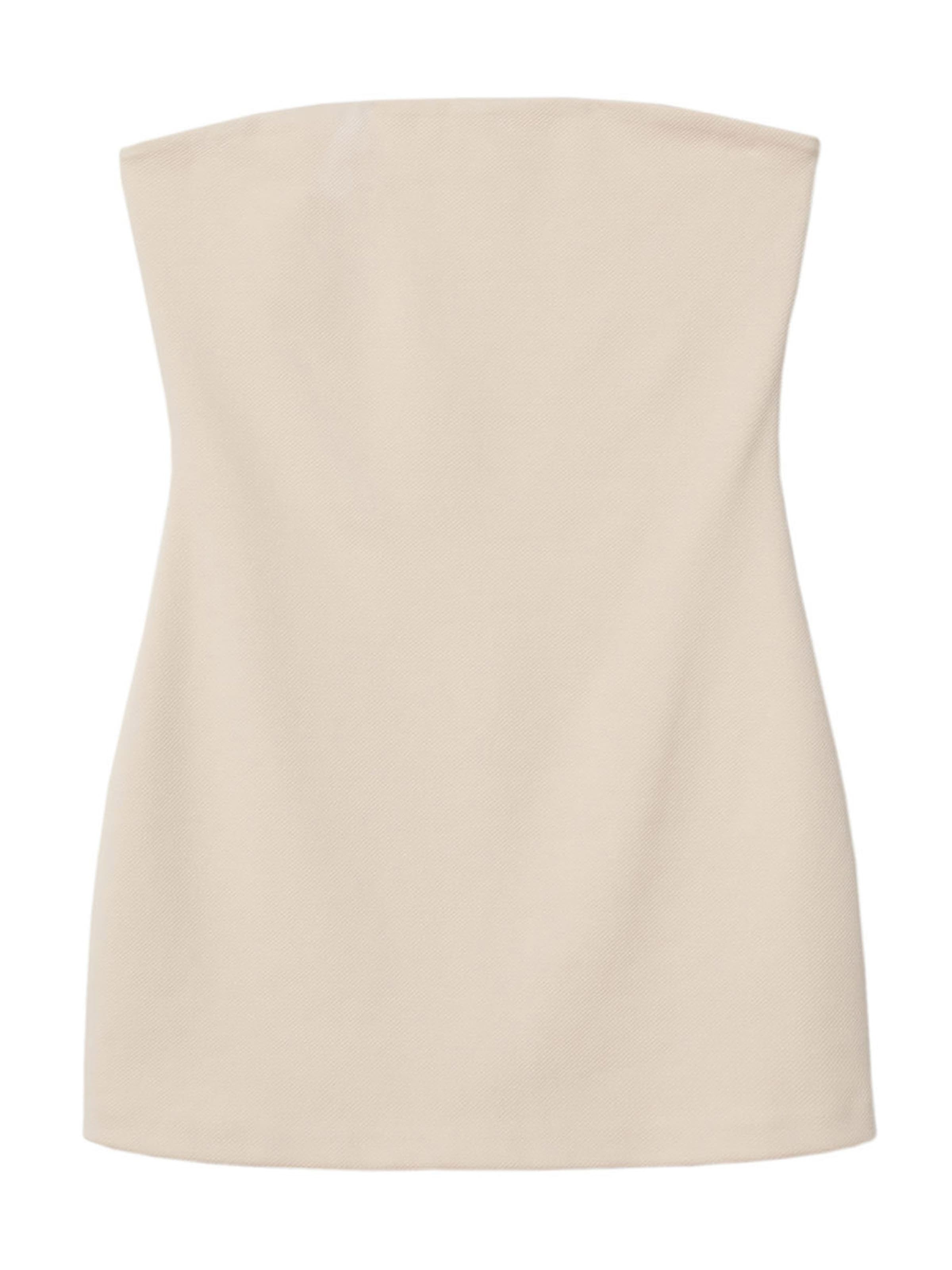 MANGO Kleid 'VISMARK' in Beige: Vorderseite