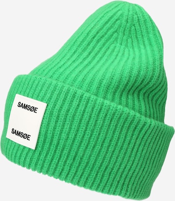 Samsøe Samsøe Müts 'AMA', värv roheline: eest vaates