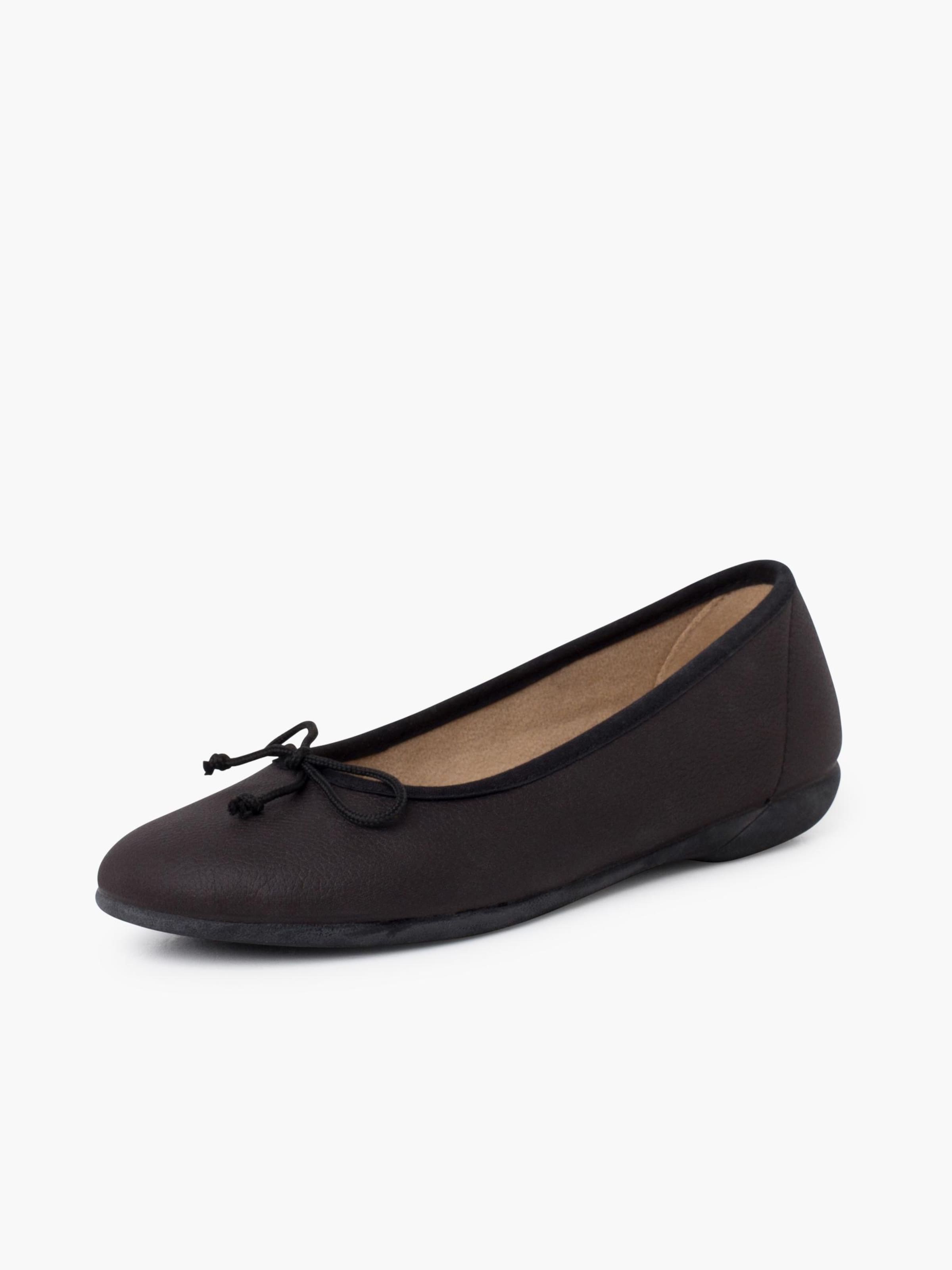 Ballerines Pisamonas en noir : devant