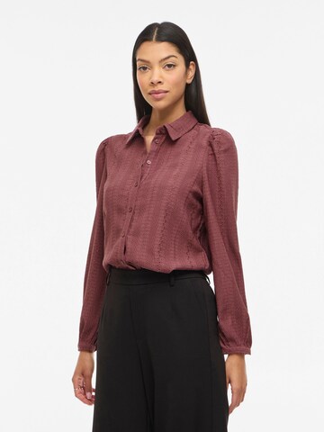VILA Blouse 'VIZania' in Brown: front