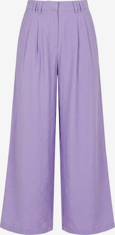Guido Maria Kretschmer Curvy Loosefit Laskoshousut 'Finja' värissä lila: etupuoli