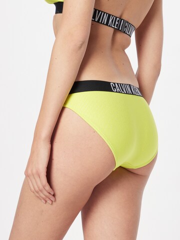 Bas de bikini Calvin Klein Swimwear en jaune