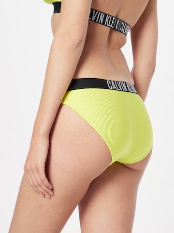 Calvin Klein Swimwear Bikinibroek in Geel