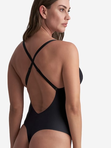 Bye Bra Shapingbody 'Low Back Sensual Bodysuit' in Schwarz