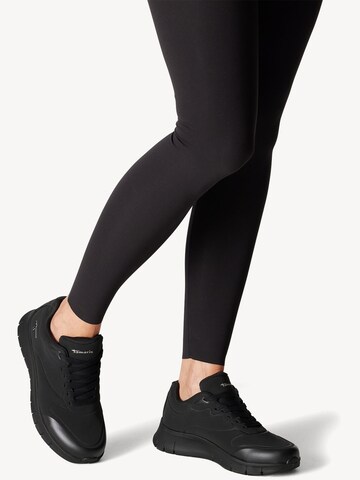 Tamaris Platform trainers in Black: front