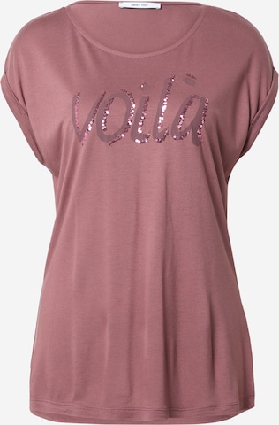 ABOUT YOU T-Shirt 'Justine' in Pink: predná strana