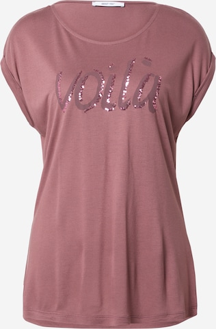 T-shirt 'Justine' ABOUT YOU en rose : devant