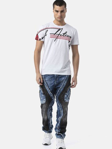 CIPO & BAXX Loosefit Jeans 'CD909' in Blauw