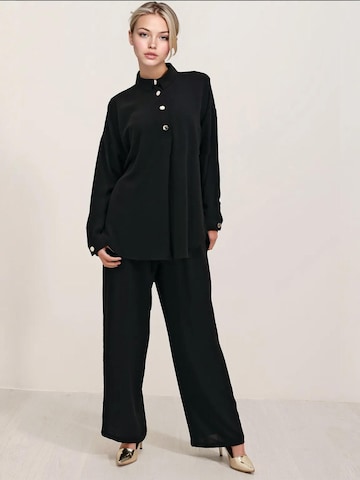 Bigdart - Calças de fato em preto: frente