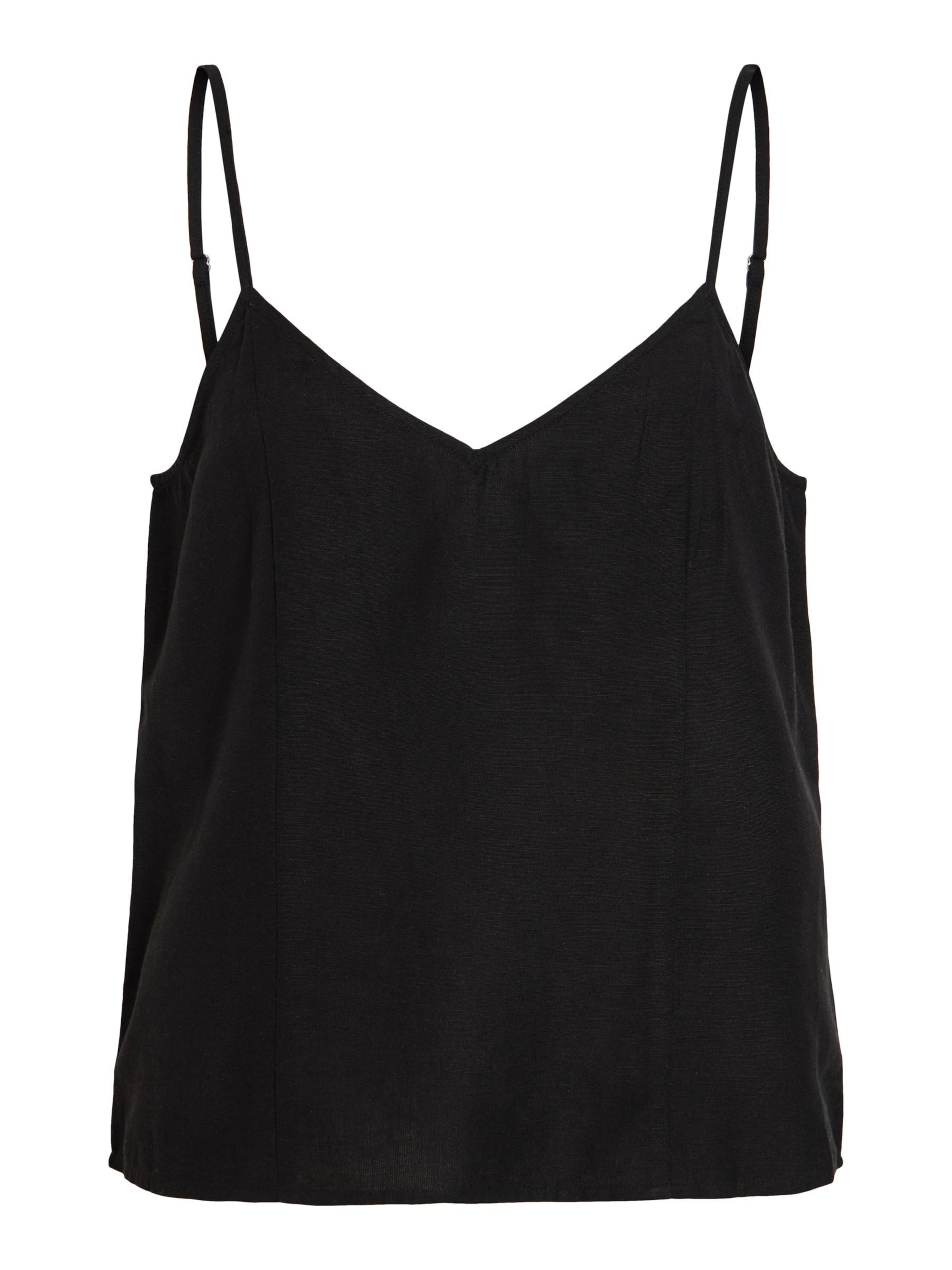 VILA Top 'VIPrisilla' in Zwart: voorkant