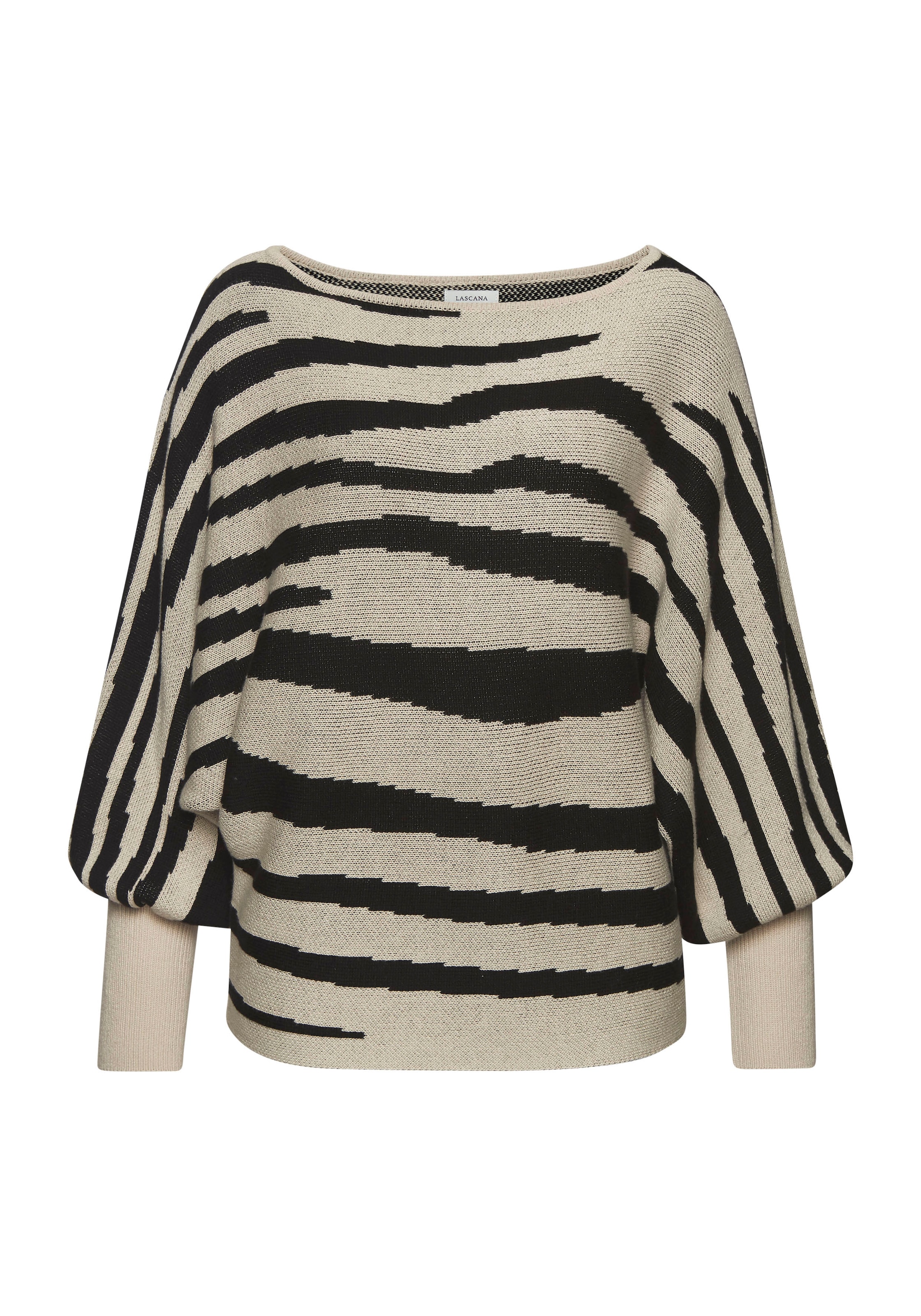 LASCANA Pullover in Beige: Vorderseite