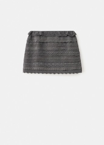 MANGO TEEN Skirt 'Tapesf' in Grey