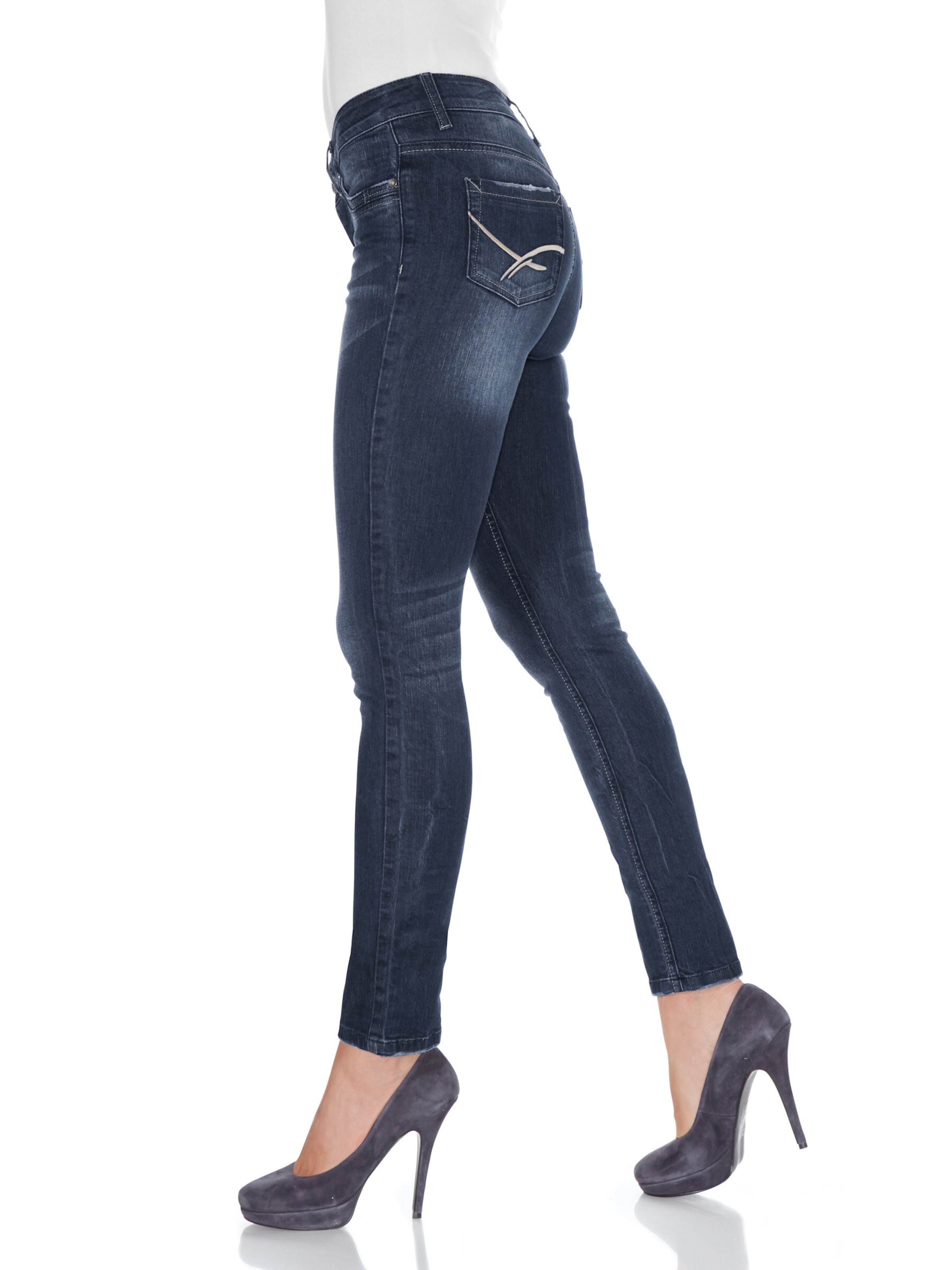 heine Slimfit Džíny – modrá