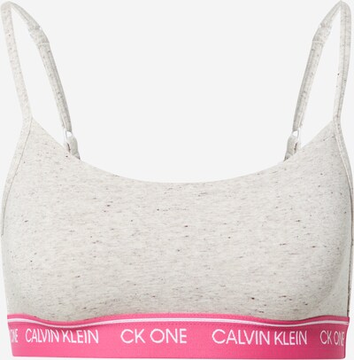 Calvin Klein Underwear Soutien-gorge en gris chiné / rose, Vue avec produit