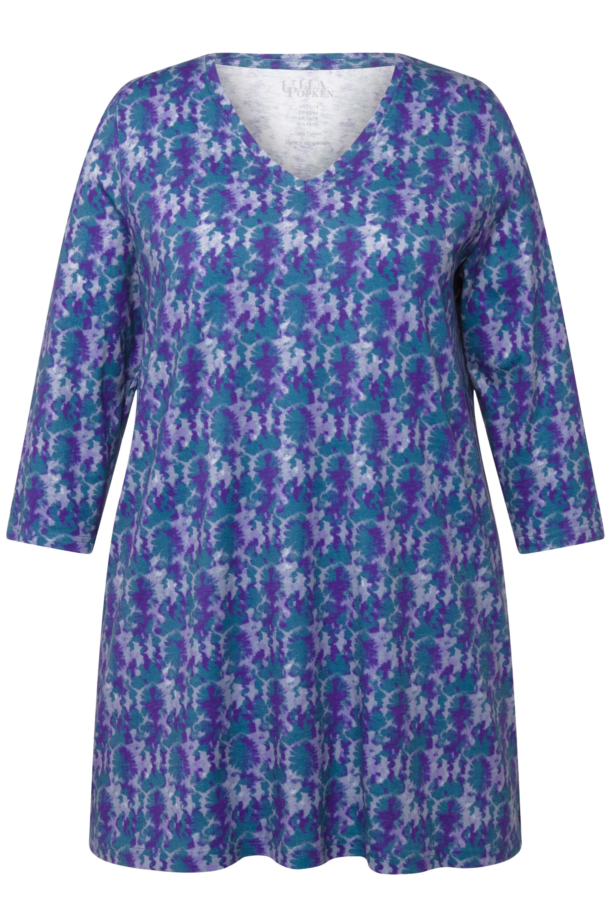 Ulla Popken Shirt in Purple: front