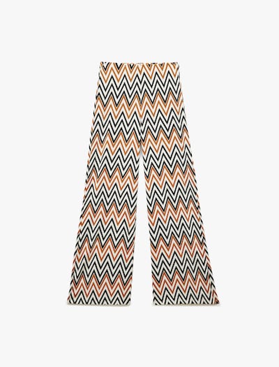 Koton Hose in braun / schwarz / weiß, Produktansicht