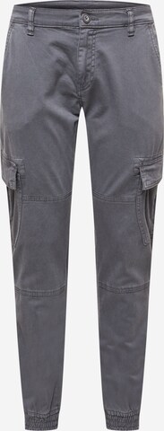 Pantalon cargo Urban Classics en gris : devant