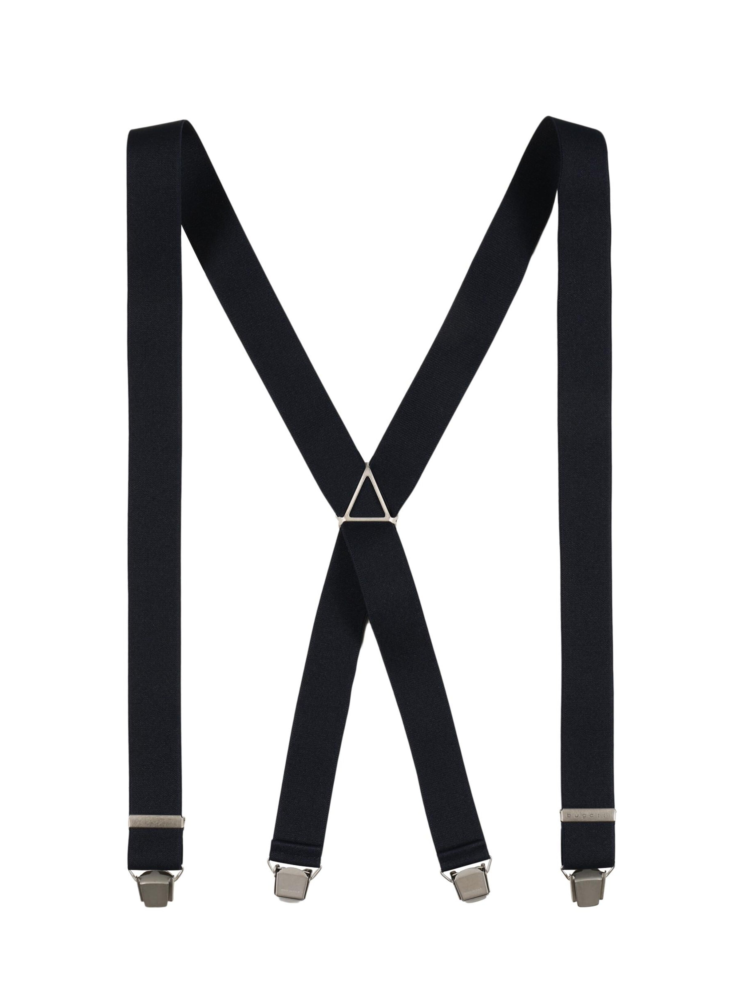 bugatti Suspenders '6796' in Blue: front