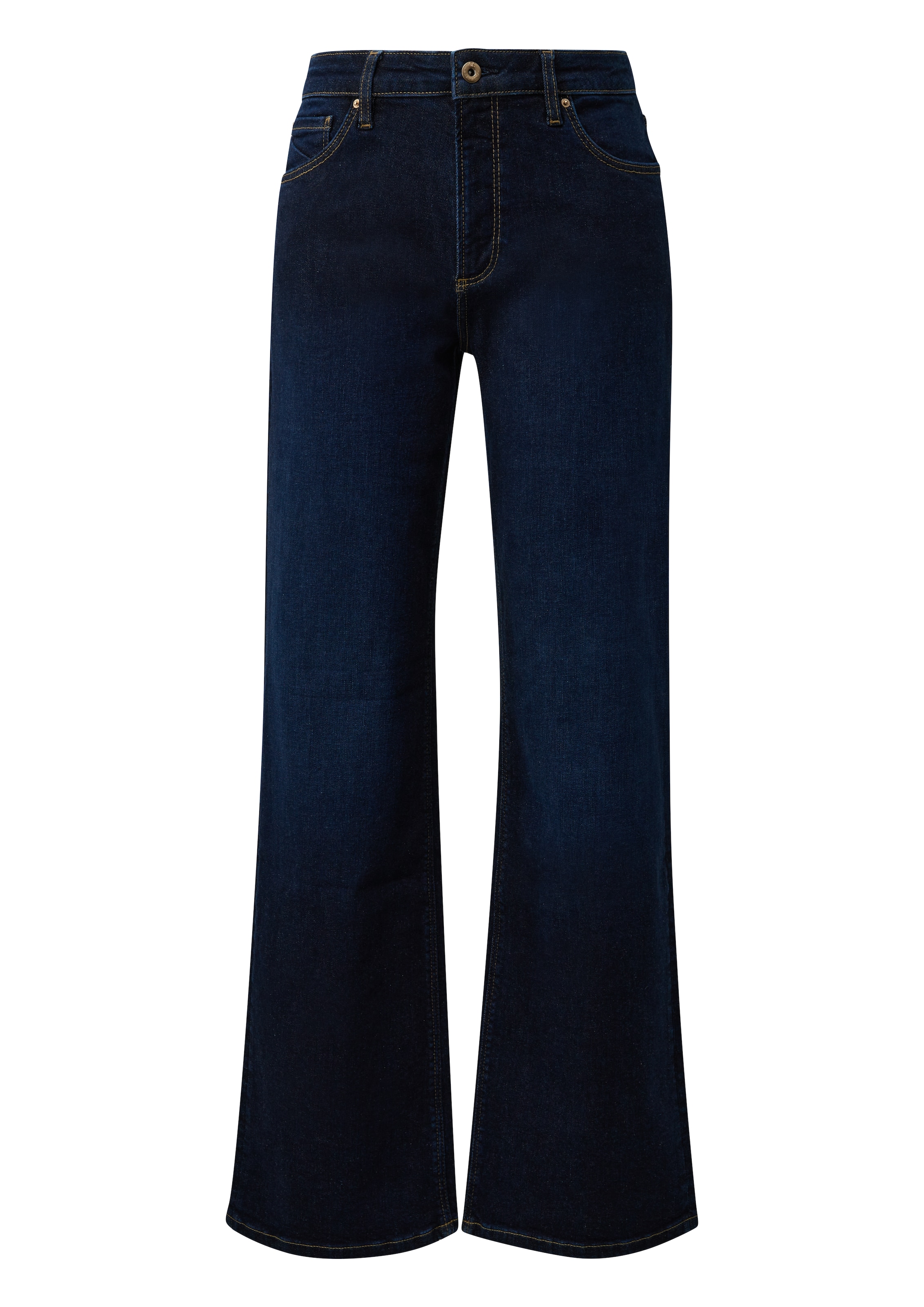 QS Wide leg Jeans 'Catie' in Blauw: voorkant