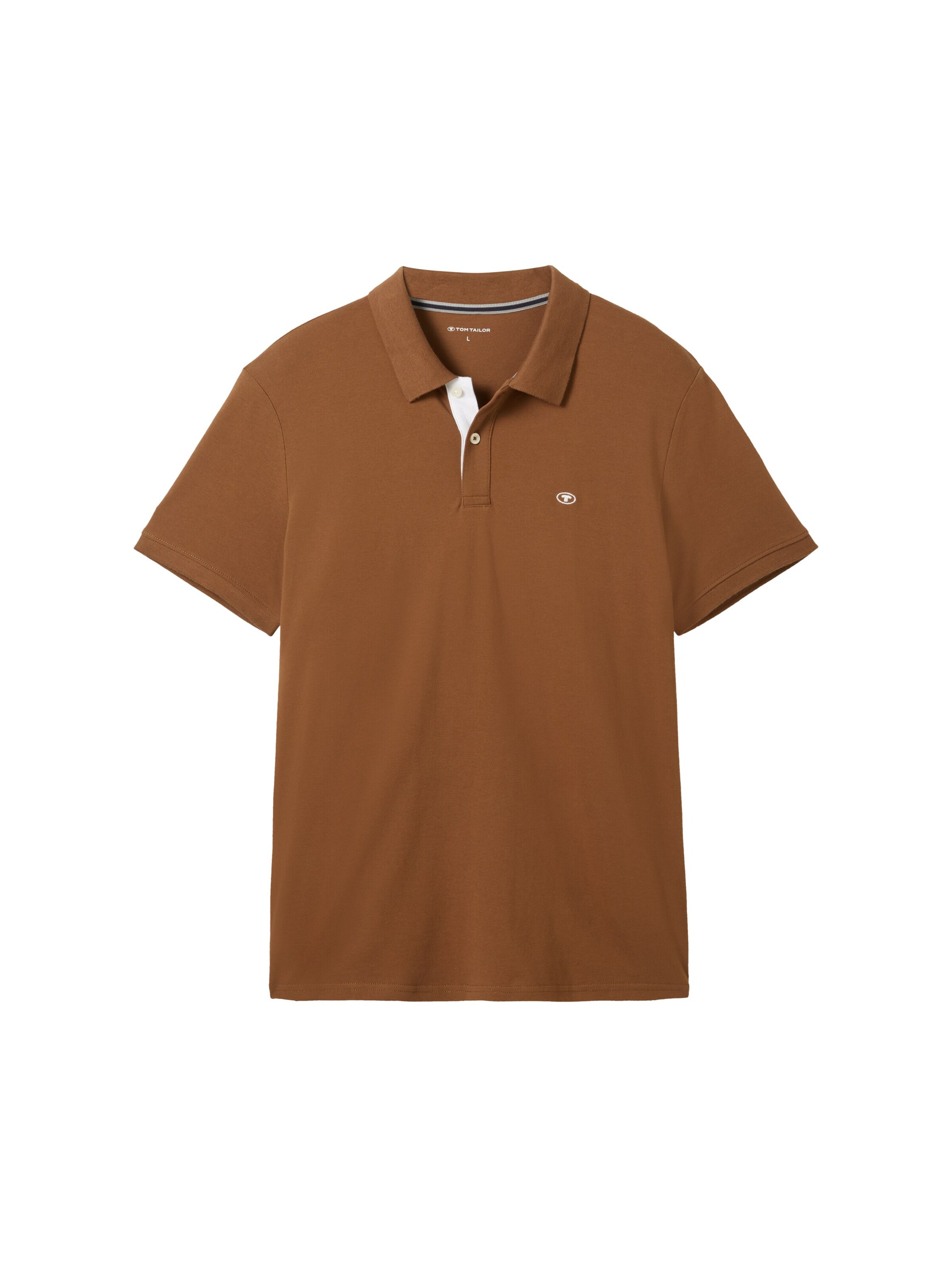 TOM TAILOR Shirt in Bruin: voorkant