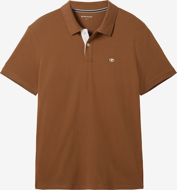 T-Shirt TOM TAILOR en marron : devant