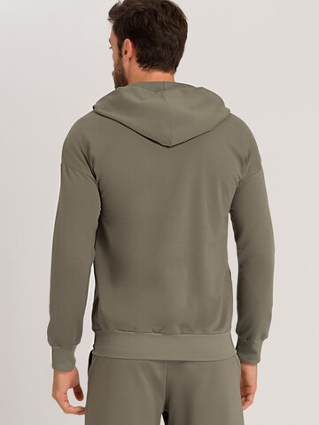 Hanro Zip-Up Hoodie in Green