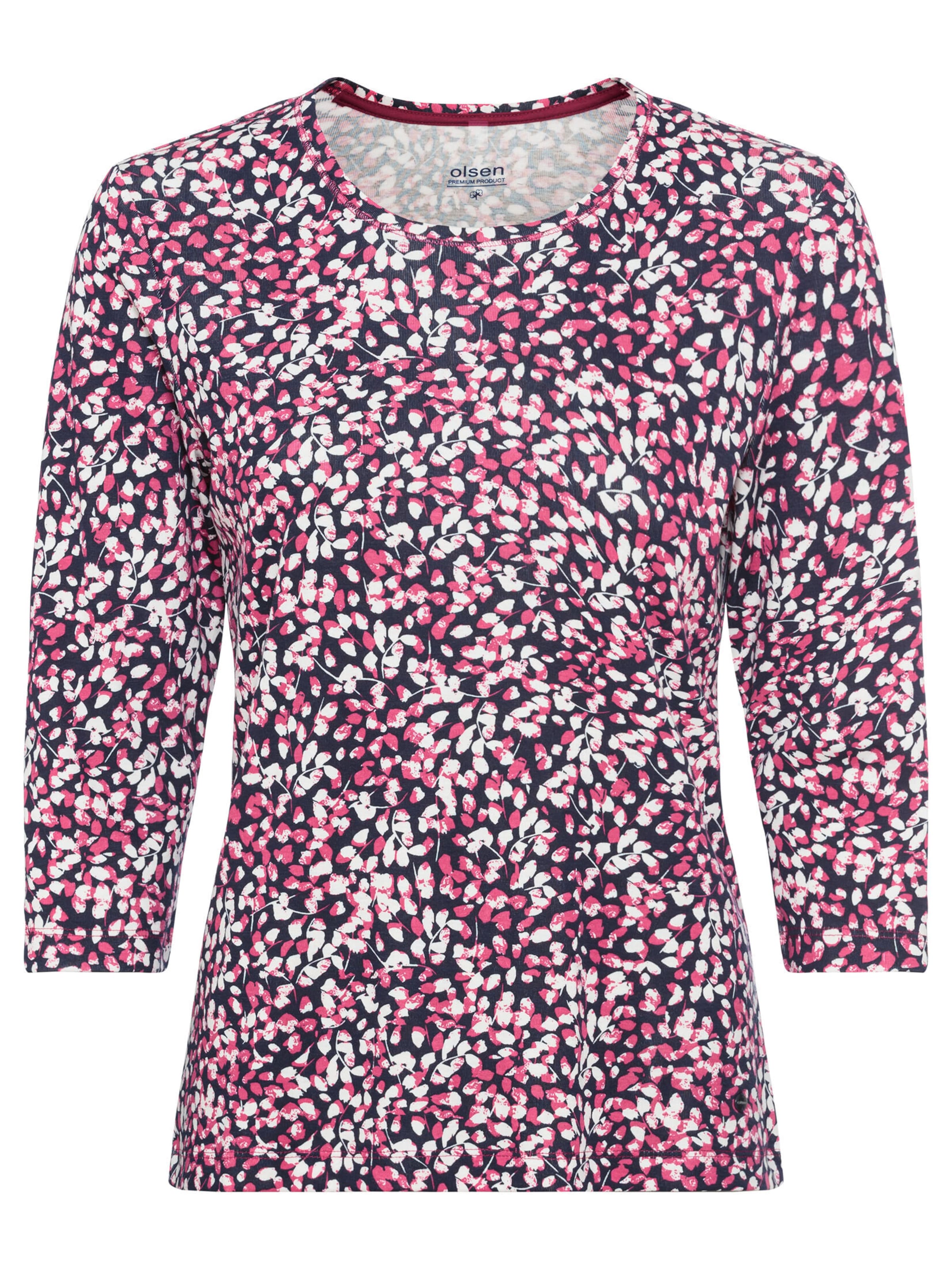 T-shirt Olsen en violet : devant