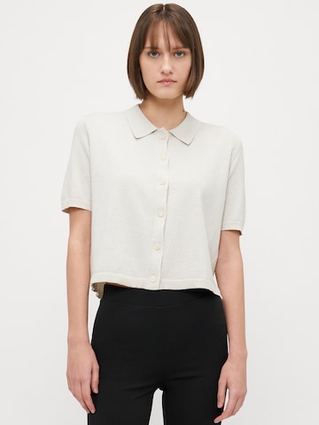 Vero Moda Tall Kardigan 'VMHAPPYSHINE' w kolorze beżowy: przód