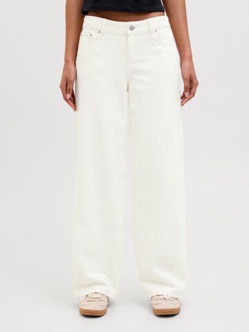 Wide Leg Jean 'JXTokyo' JJXX en blanc : devant