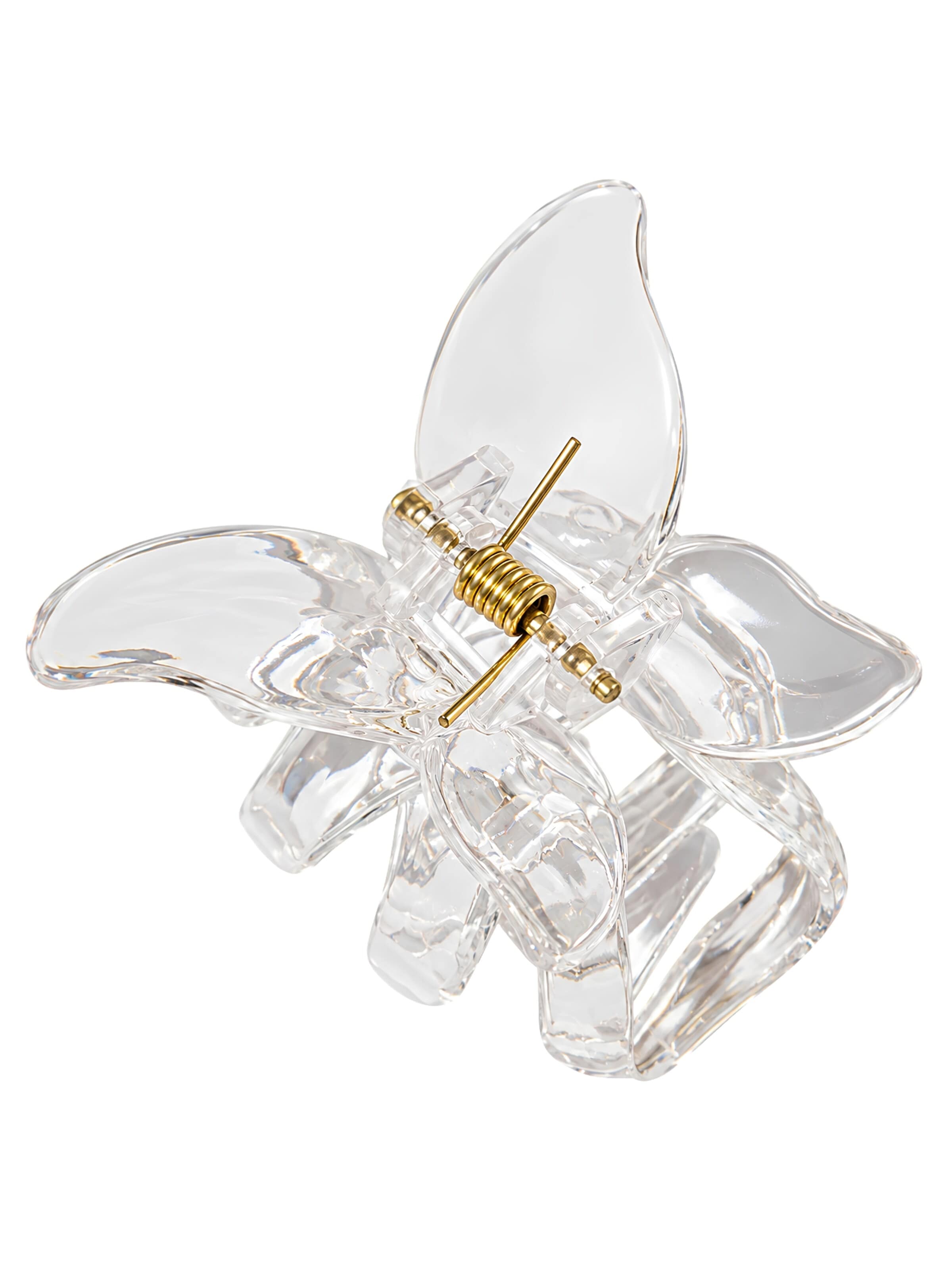 soho Hair accesoires Hair jewelry 'Naja Hair Clip - Transparent' in 11 cm x 8 cm x 2cm in Transparent, Item view