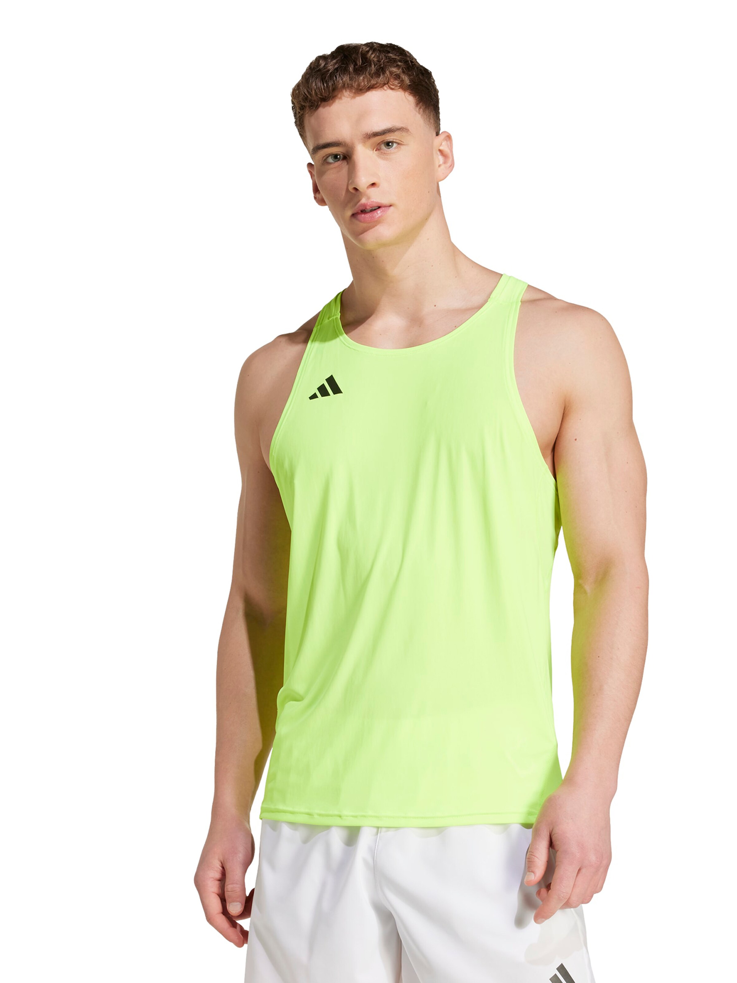 ADIDAS PERFORMANCE Funkčné tričko 'ADIZERO' - Zelená: predná strana