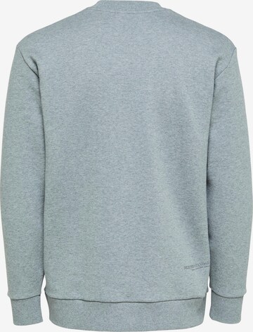 SELECTED HOMME Sweatshirt 'Hoffman' in Grau