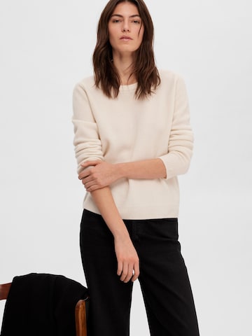 SELECTED FEMME Pullover 'Manila' in Beige