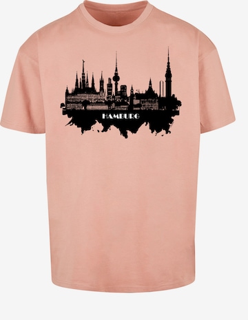 F4NT4STIC Shirt in Oranje: voorkant