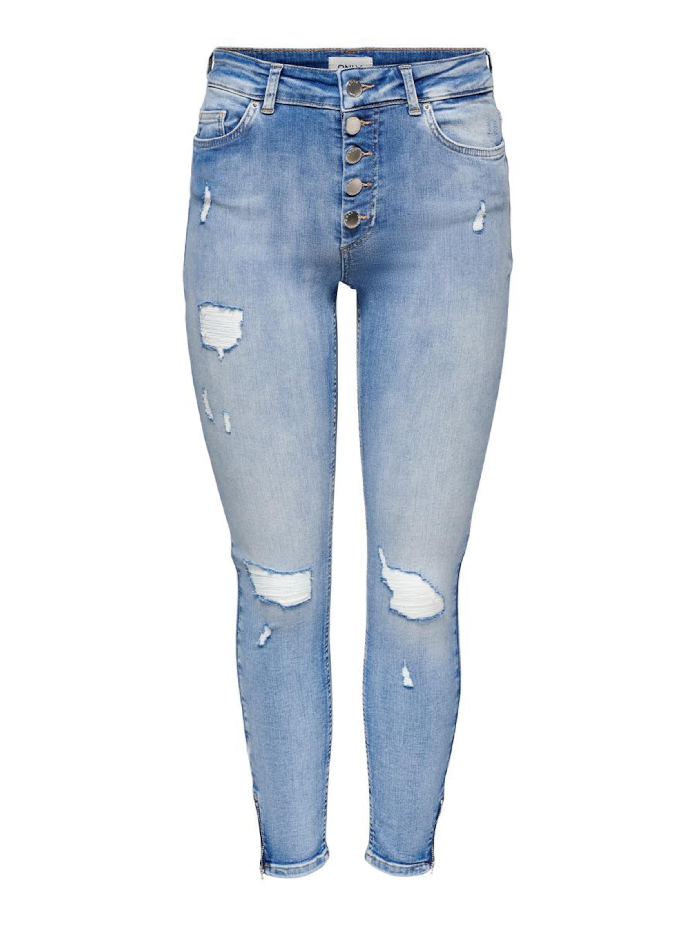 Only Tall Skinny Jeans 'Bobby Life' in Blauw: voorkant