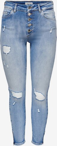 Only Tall Skinny Jeans 'Bobby Life' in Blauw: voorkant