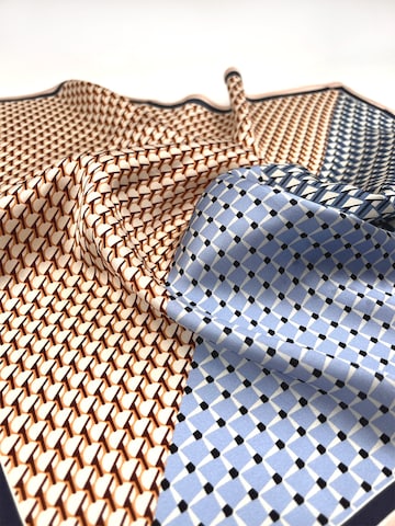 Vivi Idee Wrap 'Geometrisches-Mosaik' in Blue