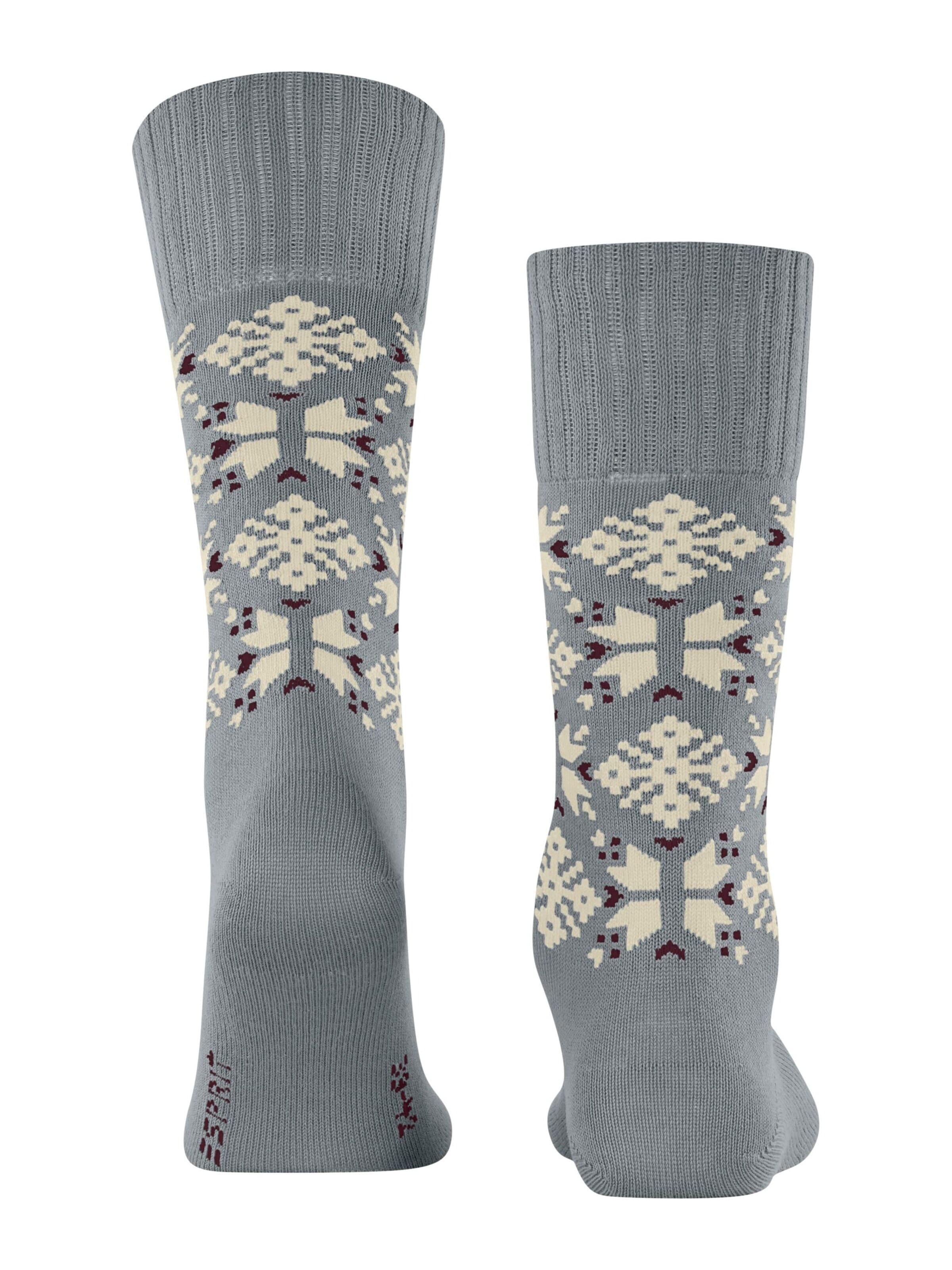 ESPRIT Socks 'Winter Star' in Silver