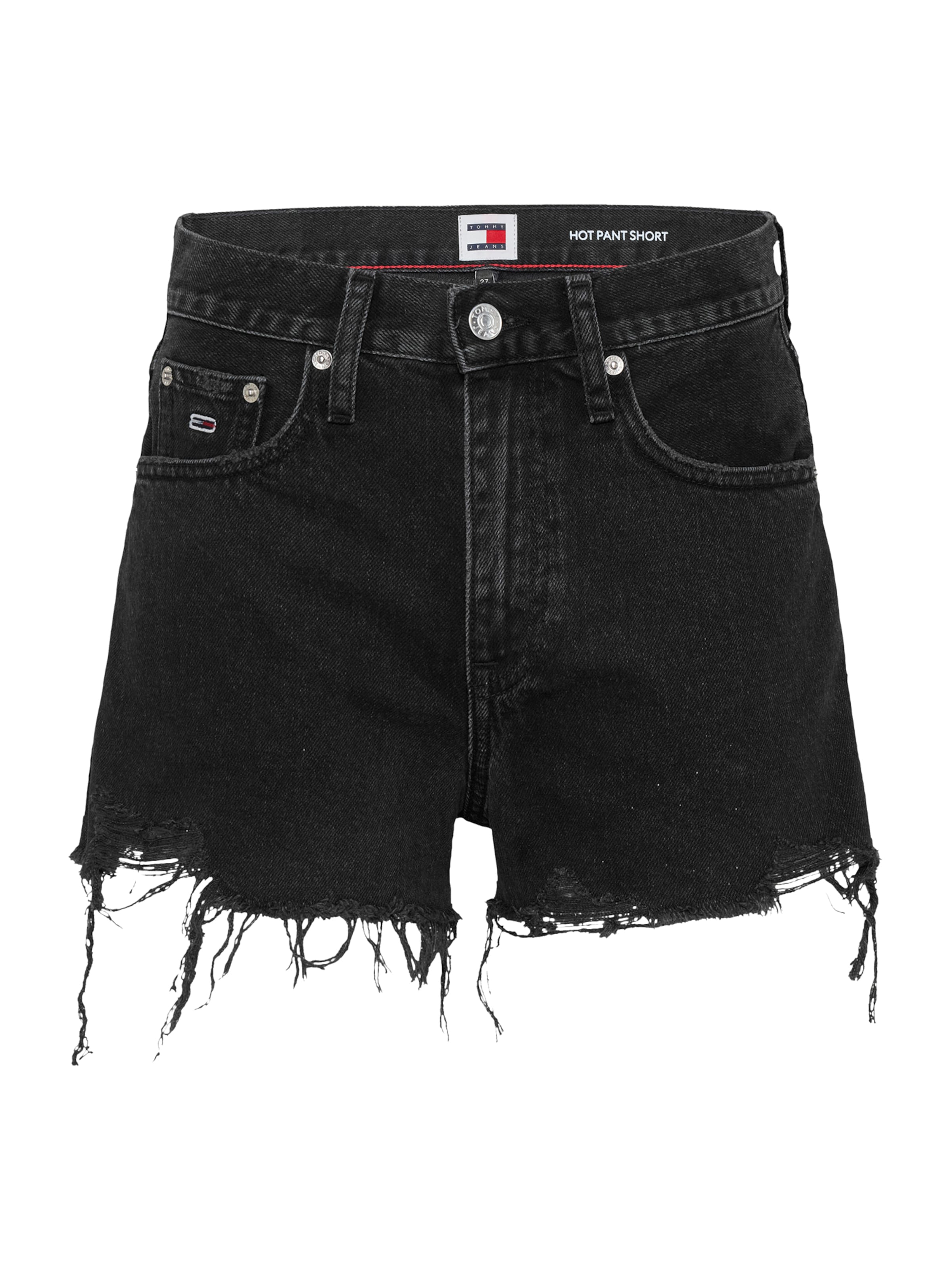 Tommy Jeans - regular Vaquero en negro: frente