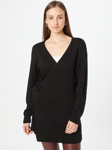 In The Style Knitted dress 'BILLIE & SUZIE' in Black: front