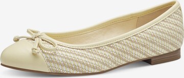 MARCO TOZZI Ballet Flats in Yellow: front