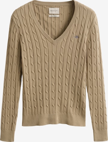 GANT Свитер в Бежевый: спереди
