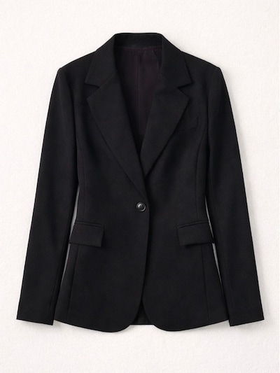Hiccup Blazer en 32 en noir, Vue avec produit