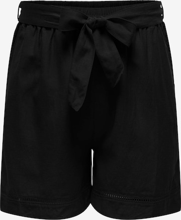 ONLY CarmakomaLoosefit Hlače 'CARJupiter' - crna boja: prednji dio